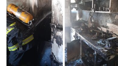 Photo of Importante incendio en un departamento del piso 11