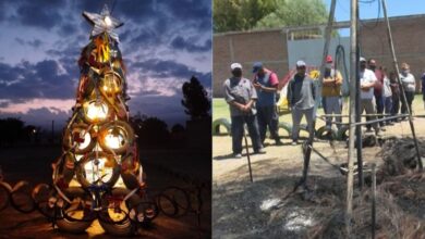 Photo of Hicieron un árbol navideño y se lo incendiaron