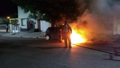 Photo of Se incendió un vehículo y las pérdidas fueron totales