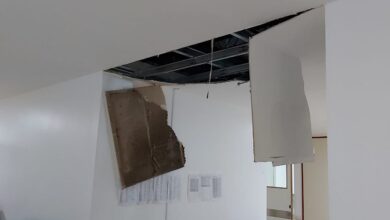 Photo of Hospital Penna: Se cayó parte del techo en el sector de quirófano