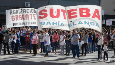 Photo of Paro de SUTEBA en Bahía Blanca para hoy y mañana