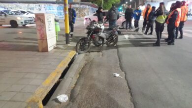 Photo of Una motociclista terminó en el hospital tras un choque