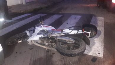 Photo of Motociclista hospitalizado tras chocar con un auto