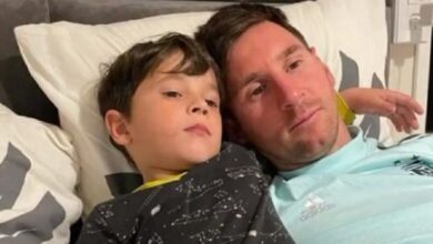 Photo of La reacción de Mateo Messi al obtener la figurita de su padre