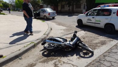 Photo of Una motociclista resultó herida tras un choque