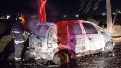 Photo of Un auto se prendió fuego en la vía pública