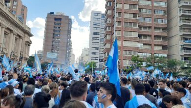 Photo of Desde el aire: ¡Una multitud copó las calles bahienses!