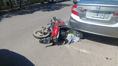 Photo of Motociclista internado en código rojo tras un accidente