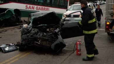 Photo of Choque en el Puente Colón: Es grave el estado del conductor del auto