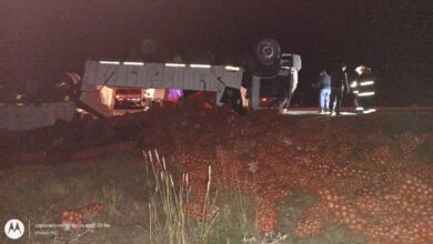 Photo of Desastre: Volcó un camión cargado con cebollas