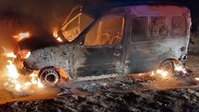 Photo of Incendio y destrucción total de una camioneta