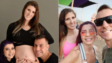 Photo of Así vive su amor el trío brasileño que espera un bebé