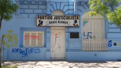 Photo of Pintadas antisemitas en el frente del PJ
