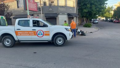 Photo of Dos heridos tras un choque de motos
